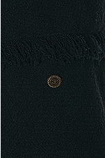 FWRD Renew Chanel Coco Button Dress in Black, view 4, click to view large image.