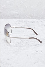 FWRD Renew Chanel Gradient Shield Sunglasses in Grey, view 3, click to view large image.