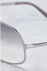 FWRD Renew Chanel Gradient Shield Sunglasses in Grey, view 4, click to view large image.