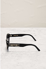 FWRD Renew Dior Cat Eye Tinted Sunglasses in Black, view 3, click to view large image.