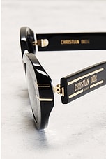 FWRD Renew Dior Cat Eye Tinted Sunglasses in Black, view 6, click to view large image.