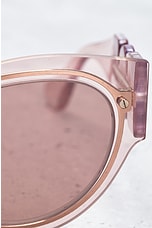 FWRD Renew Versace Tinted Cat Eye Sunglasses in Pink, view 7, click to view large image.