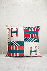 FWRD Renew Hermes Avalon Cushion in Multi, view 2, click to view large image.
