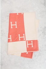 FWRD Renew Hermes Avalon Blanket in Pink, view 2, click to view large image.