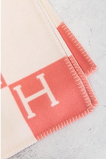FWRD Renew Hermes Avalon Blanket in Pink, view 4, click to view large image.