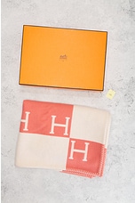 FWRD Renew Hermes Avalon Blanket in Pink, view 5, click to view large image.