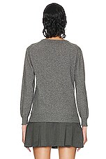 FWRD Renew Dior Knit Cardigan in Grey, view 3, click to view large image.