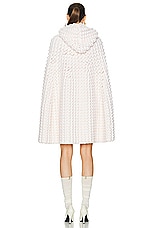FWRD Renew Saint Laurent Cape Poncho in Ivory, view 4, click to view large image.