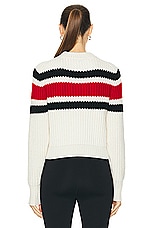 FWRD Renew Prada Cashmere Sweater in White, view 3, click to view large image.