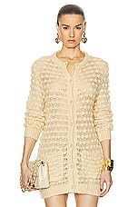 FWRD Renew Dior Cardigan in Beige, view 1, click to view large image.