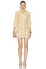 FWRD Renew Dior Cardigan in Beige, view 4, click to view large image.