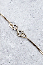 FWRD Renew Chanel Coco Mark Heart Necklace in Light Gold, view 5, click to view large image.