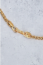 FWRD Renew Chanel Coco Mark Necklace in Gold, view 5, click to view large image.