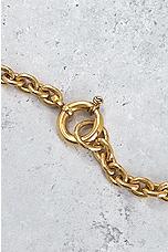 FWRD Renew Chanel Coco Mark Pendant Necklace in Gold, view 5, click to view large image.