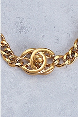 FWRD Renew Chanel Turnlock Bracelet in Gold, view 3, click to view large image.