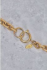FWRD Renew Chanel Coco Mark Pendant Chain Necklace in Gold, view 5, click to view large image.