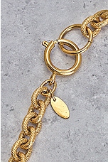 FWRD Renew Chanel Coco Mark Pendant Chain Necklace in Gold, view 7, click to view large image.