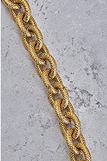 FWRD Renew Chanel Coco Mark Pendant Chain Necklace in Gold, view 8, click to view large image.