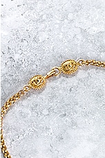 FWRD Renew Chanel Pendant Necklace in Gold, view 6, click to view large image.