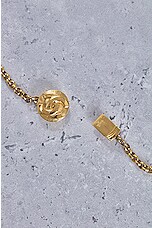 FWRD Renew Chanel Stone Long Chain Necklace in Gold, view 4, click to view large image.