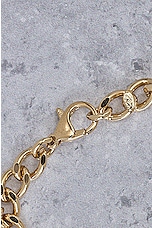 FWRD Renew Chanel Logo Chain Bracelet in Gold, view 5, click to view large image.
