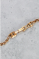 FWRD Renew Chanel 1997 CC Stone Pendant Necklace in Gold, view 4, click to view large image.