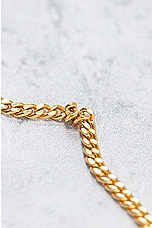 FWRD Renew Chanel Coco Mark Necklace in Gold, view 7, click to view large image.