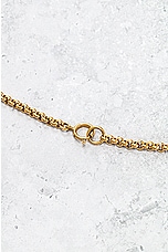 FWRD Renew Chanel Coco Mark Clover Necklace in Light Gold, view 4, click to view large image.