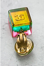 FWRD Renew Chanel Swing Clip On Earrings in Multi, view 5, click to view large image.