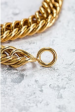 FWRD Renew Chanel Cambon Double Chain Necklace in Gold, view 8, click to view large image.