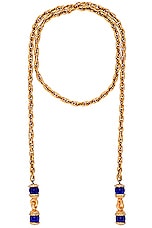 FWRD Renew Chanel Vintage Lariat Necklace in Gold, view 1, click to view large image.