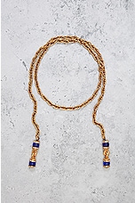 FWRD Renew Chanel Vintage Lariat Necklace in Gold, view 2, click to view large image.