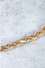 FWRD Renew Chanel Chain Necklace in Gold, view 5, click to view large image.