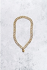 FWRD Renew Chanel Ball Chain Necklace in Gold, view 2, click to view large image.