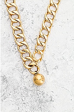 FWRD Renew Chanel Ball Chain Necklace in Gold, view 5, click to view large image.
