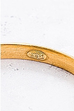 FWRD Renew Chanel Coco Mark Bangle in Gold, view 3, click to view large image.