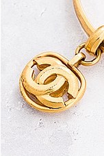 FWRD Renew Chanel Coco Mark Bangle in Gold, view 5, click to view large image.