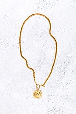 FWRD Renew Chanel 31 Rue Cambon Pendant Necklace in Gold, view 2, click to view large image.