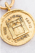 FWRD Renew Chanel 31 Rue Cambon Pendant Necklace in Gold, view 4, click to view large image.