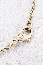 FWRD Renew Chanel Coco Mark Pendant Necklace in Light Gold, view 4, click to view large image.