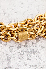 FWRD Renew Chanel Coco Mark Chain Bracelet in Gold, view 3, click to view large image.
