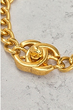 FWRD Renew Chanel Turnlock Bracelet in Gold, view 4, click to view large image.