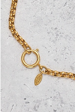 FWRD Renew Chanel Coco Mark Necklace in Gold, view 5, click to view large image.