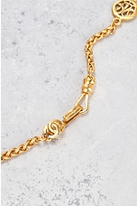 FWRD Renew Chanel 1995 Coco Mark Necklace in Gold, view 5, click to view large image.