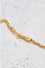 FWRD Renew Chanel 1995 Coco Mark Necklace in Gold, view 6, click to view large image.