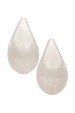 FWRD Renew Bottega Veneta Drop Earrings in Silver, view 1, click to view large image.