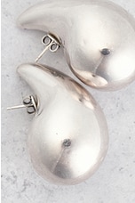 FWRD Renew Bottega Veneta Drop Earrings in Silver, view 4, click to view large image.