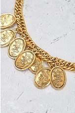 FWRD Renew Chanel Coin Charm Bracelet in Gold, view 3, click to view large image.