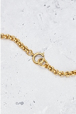 FWRD Renew Chanel Coco Heart Pendant Necklace in Light Gold, view 5, click to view large image.