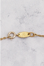 FWRD Renew Chanel Coco Mark Necklace in Gold, view 6, click to view large image.